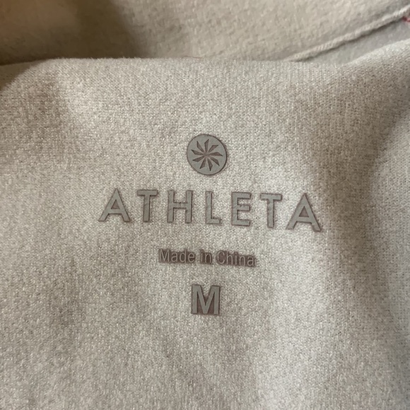 Athleta light jacket, black and gray with stripes on side. Very good condition - Picture 5 of 7